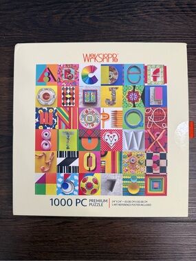 Werkshoppe 1000 Piece Premium Jigsaw Puzzle Typeface Collage